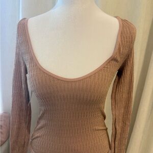 Elegant Women's Ribbed free people top